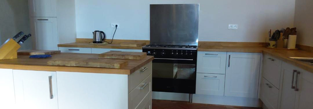 kitchen at Bergerac farmhouse